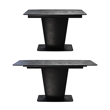 Modern Minimalist AERO Paris Table 3D model image 1 