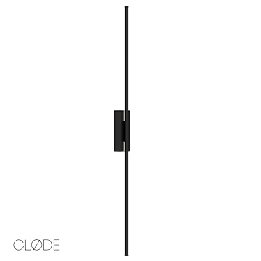 Title: SimpWall: Adjustable Wall Lamp with Remote Control 3D model image 1 