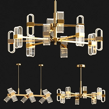 Zenith Chandelier: Timeless Elegance 3D model image 1 