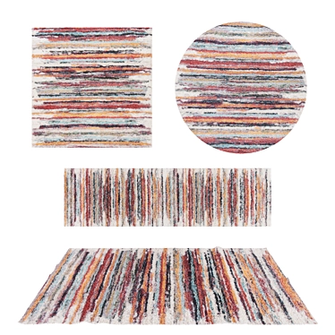 Versatile 3D Rugs Set - High Quality & Variety 3D model image 1 