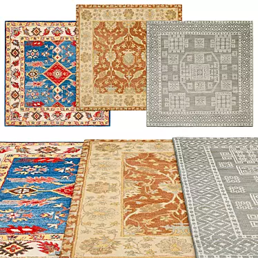 Square Rugs | Variety of Sizes 3D model image 1 