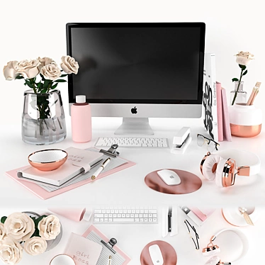 workplace decorative set - home office