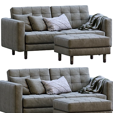 Elegant Landskrona Sofa: Ikea 3D model image 1 
