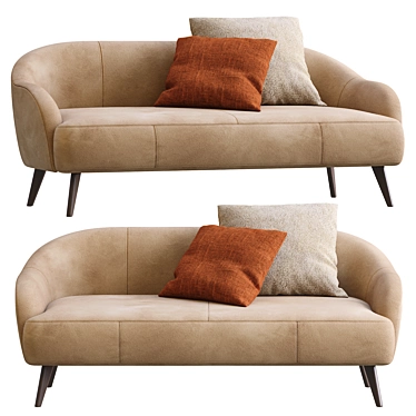 Stylish Paloma Sofa by LaForma 3D model image 1 