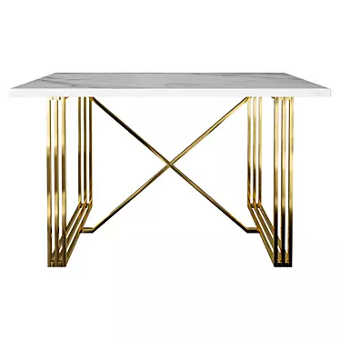 White Console Table | Garda Decor 3D model image 1 