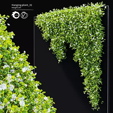 Elevated Green: Hanging Plant 31 3D model image 1 