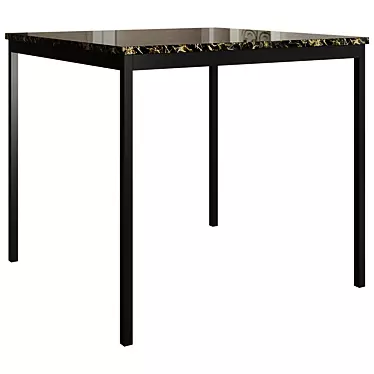 Farringdon Dining Table: Stylish & Functional 3D model image 1 