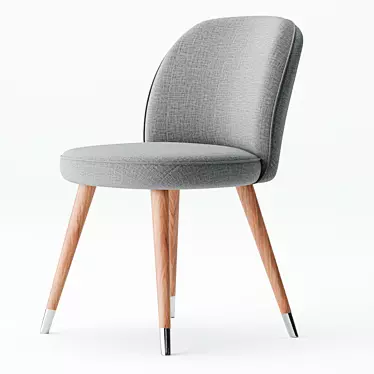 CANDY Chair TIROLO: Elegant Comfort in Vibrant Design 3D model image 1 