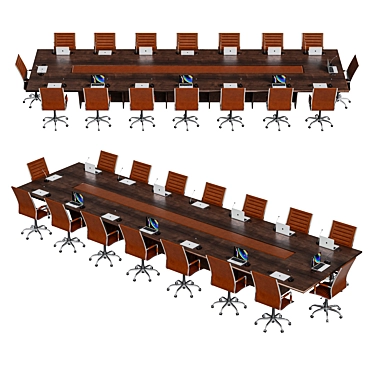  Modern Conference Table 2015 3D model image 1 