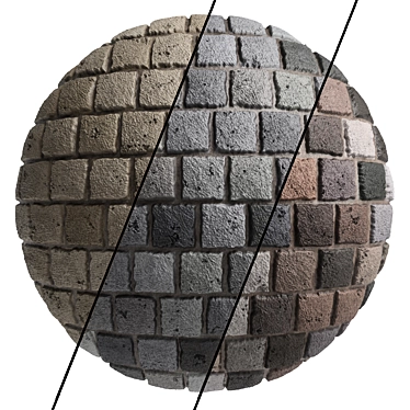 Wild Slate Stone Wall Decor 3D model image 1 