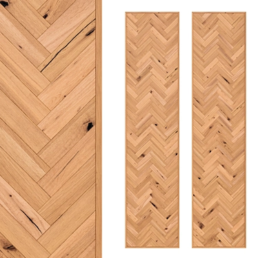 Pasilla Pine Handcrafted Decor Panel 3D model image 1 