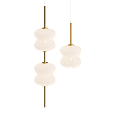 Title: Elegant LED Pendant Lamp 3D model image 1 