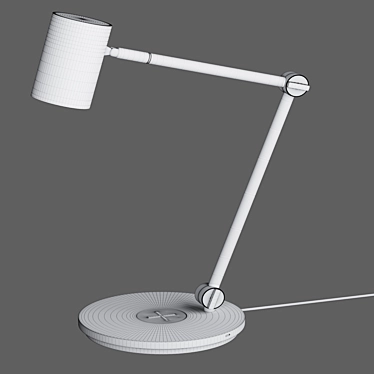 Modern Wireless Charging Table Lamp 3D model image 1 