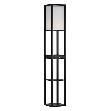 Woodruff LSP-0333: Sleek Floor Lamp 3D model image 1 