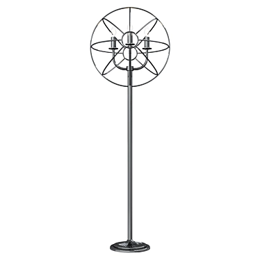 Industrial Style Floor Lamp by Loft It 3D model image 1 
