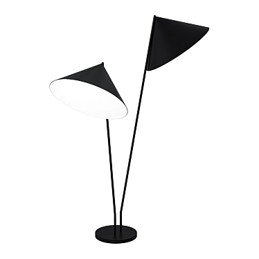 Sleek Floor Lamp, Model Lampada 3D model image 1 