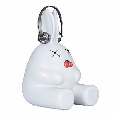 Elegant Bunny Sculpture 3D model image 1 