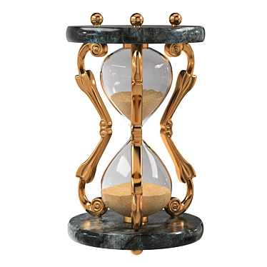 Elegant V-Ray Hourglass 3D model image 1 