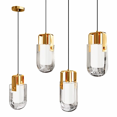 Stylish NELLY Design Lamps 3D model image 1 