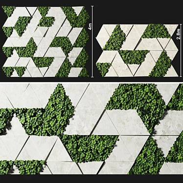 Title: Versatile Vertical Garden Wall 3D model image 1 