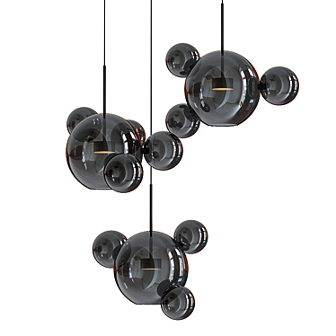 Coombes Smoky V-Ray Chandelier 3D model image 1 