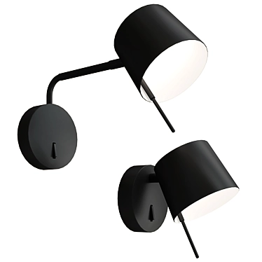 Miura LED Adjustable Reading Lamp 3D model image 1 