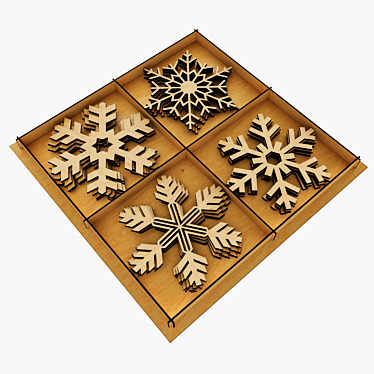 Christmas decorations snowflakes