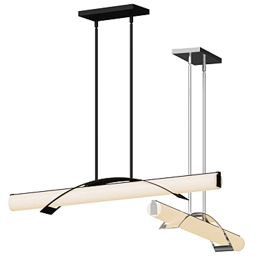 Sleek Bertoldo Linear Suspension 3D model image 1 