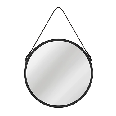 Barbier Circle Mirror: Black, 41 cm 3D model image 1 