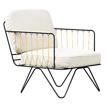 Cozy Comfort Chair 3D model image 1 
