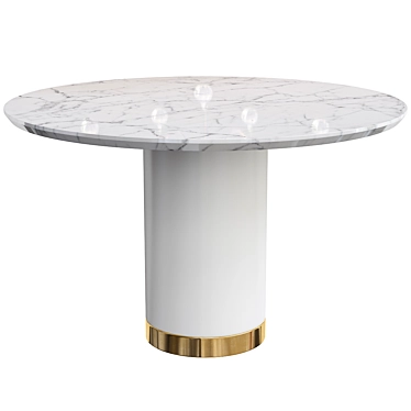 Ontario Elegant Dining Table 3D model image 1 