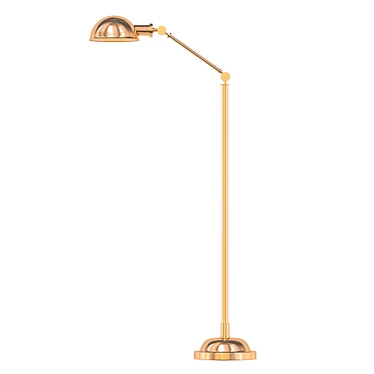 Sleek Jonah Floor Lamp 3D model image 1 