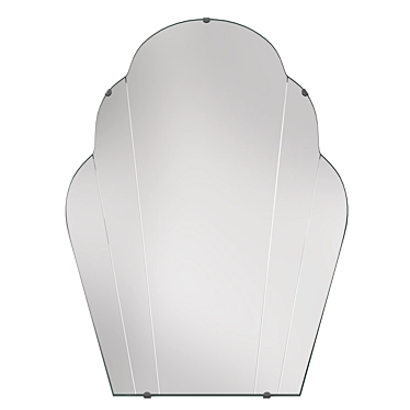 Sleek Lommaryd Mirror: 66x80 cm 3D model image 1 