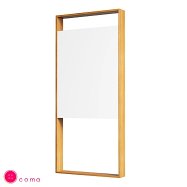 Modern Square and Rectangle Mirrors 3D model image 1 