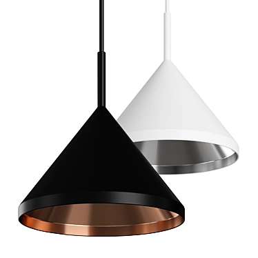 Elegant Sutton Pendant Lamp 3D model image 1 