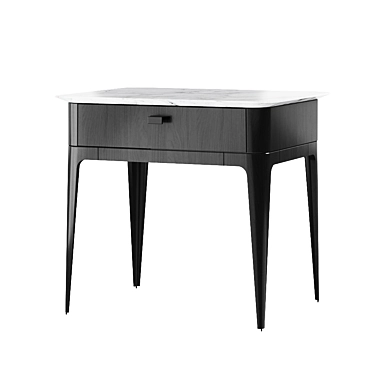 Elegant Furman Bedside Table 3D model image 1 