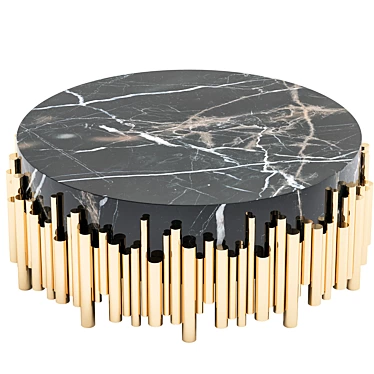 Elegant Round Bonetti Center Table 3D model image 1 