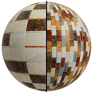 PBR Mosaics Levigate | 4K Quality 3D model image 1 
