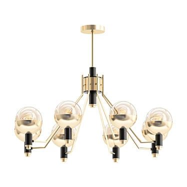 Elegant WERONTO Chandelier by Romatti 3D model image 1 