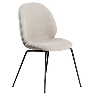 Modern Beetle Chair: Gubi Edition 3D model image 1 