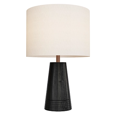 Elegant Frankfort Cone Table Lamp 3D model image 1 