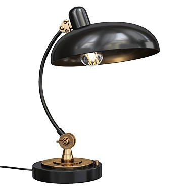 Sleek Silver Bruno Table Lamp 3D model image 1 