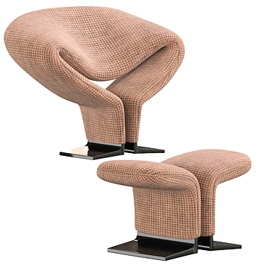 Elegant Ribbon Chair: 2017 Version 3D model image 1 