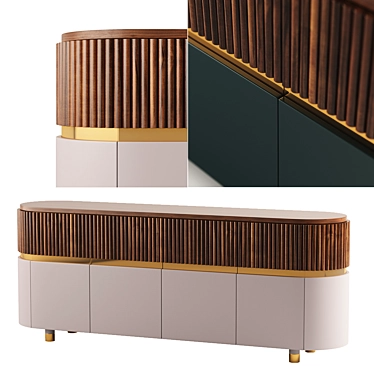 Berlin-Inspired Sideboard: Dooq Details 3D model image 1 