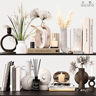 Elegant Decor Set: Detailed & High Quality 3D model image 1 