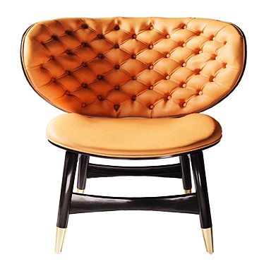 Elegant Designer Chair LaLume 3D model image 1 