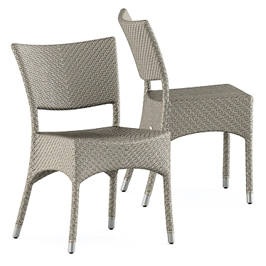 Amari Side Chair: Elegant and Contemporary 3D model image 1 