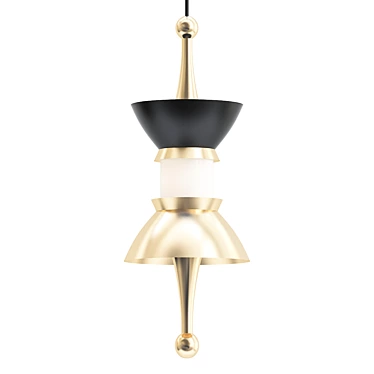 Stylish Pendant Light VARI by Romatti 3D model image 1 