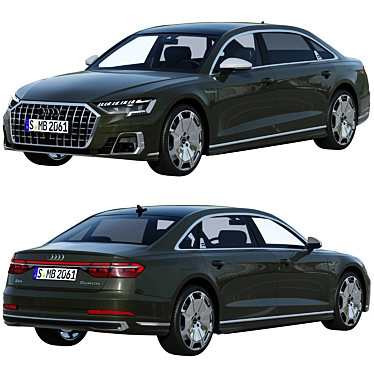 Title: Luxury Redefined: Audi A8 Horch 2022 3D model image 1 