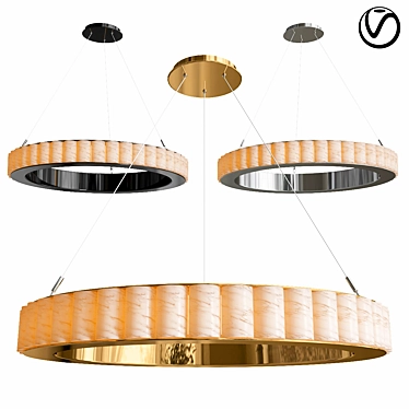 Elegant Avalon Chandelier: 2016 Design | V-Ray Render 3D model image 1 